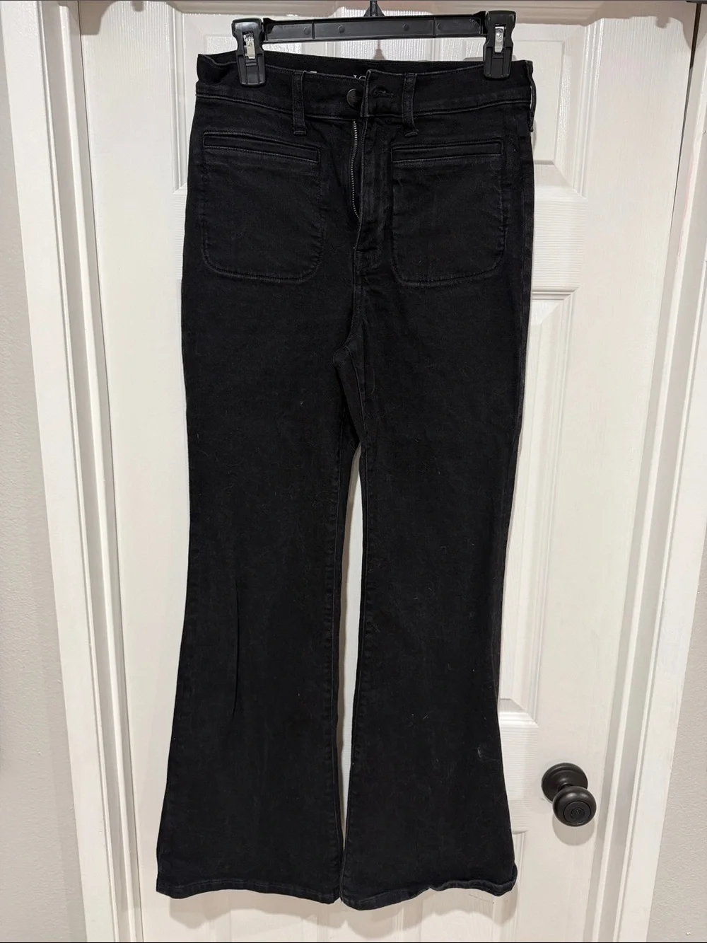 J. Crew Black Flare Jeans